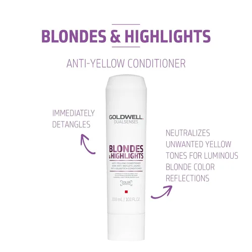 Miniatura 2 de Goldwell Dualsenses Rubias & Highlights Acondicionador Anti-Amarillo