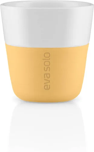 Miniatura 13 de Eva Solo 2 Tazas Tumbler de Espresso Tazas de Café Tumbler de Porcelana de 3 oz con Agarre Recubierto de Silicona Diseño Danés, Funcionalidad
