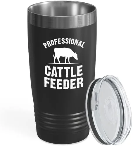 Miniatura 12 de Dairy Farmer - Vaso vikingo negro de 20 onzas – I Plan My Social Life – Farmhouse Country Boy Girl Tractor Flower Valley Backyard Cluck Hens Barn