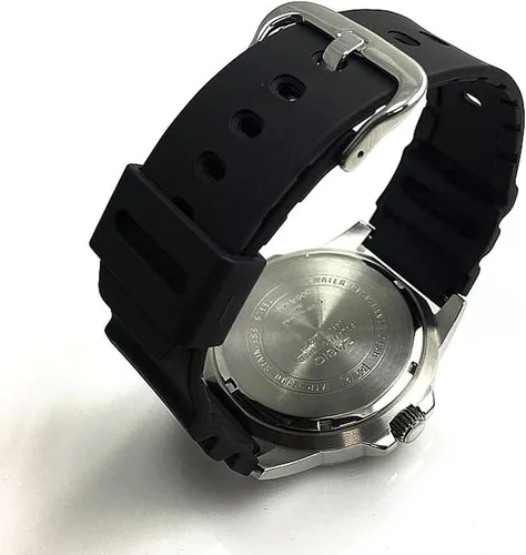 Miniatura 2 de Casio Serie MTPS110 Reloj analógico unisex 100M WR Caja de acero inoxidable Análogo de 3 manecillas (HR, Min, SEC) Indicación de la fecha