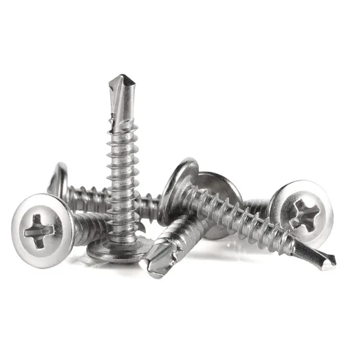 Miniatura 8 de Mellewell Tornillos autoperforantes de cabeza de oblea #8 x 1, tornillos de madera, tornillos de chapa autorroscantes rápidos, acero inoxidable 410