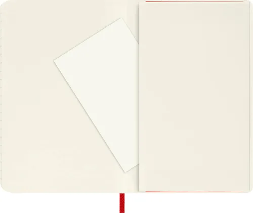 Miniatura 7 de Moleskine Cuaderno clásico, tapa suave, bolsillo (3.5 x 5.5 pulgadas), rayado/con líneas, rojo escarlata, 192 páginas