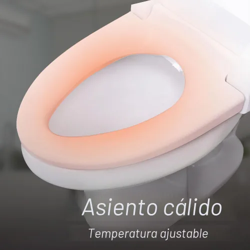 Miniatura 5 de SmartBidet SB-1000 - Asiento para bidé eléctrico con mando a distancia, con calefacción electrónica, secador de aire caliente y función de lavado