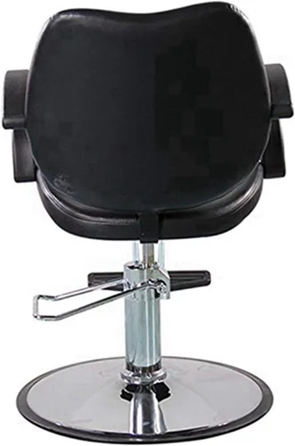 Miniatura 4 de Funnylife Silla de estilo hidráulica de base redonda material PU negro