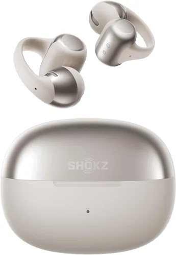 SHOKZ OpenDots ONE - Auriculares de oído abierto, auriculares clip-on - Auriculares inalámbricos Bluetooth con micrófono - Seguros, ligeros, cómodos