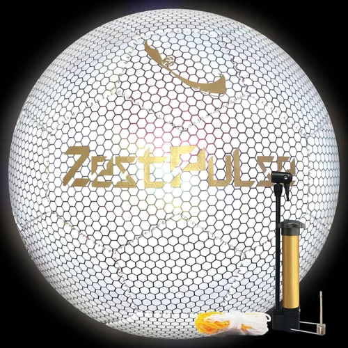 Miniatura 9 de Balón de fútbol holográfico reflectante tamaño 3, 4 y 5 para niños y adultos, alta visibilidad para juegos nocturnos y entrenamiento, regalo ideal