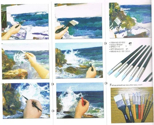 Miniatura 7 de COMIART 5pcs Flexible Clay Sculpture Tools Silicon Color Shaper Brushes Size 0