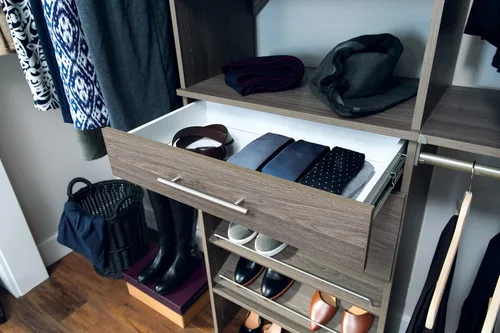 Miniatura 5 de ClosetMaid SuiteSymphony - Cajón de madera, accesorio para complementar, estilo moderno, para almacenamiento, ropa de armario, tamaño de 5 pulgadas