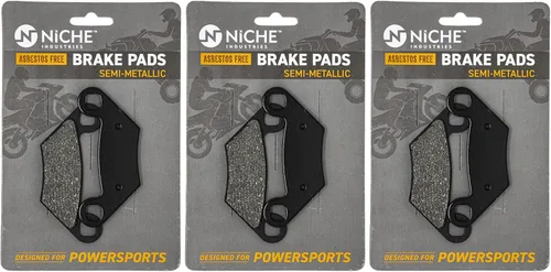 NICHE Juego de pastillas de freno semimetálicas para Polaris Sportsman Touring Scrambler 400 570 850 1911292 1911279 1911278 2203628