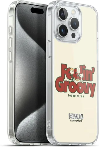Miniatura 33 de Head Case Designs Funda de gel Woodstock 50th con licencia oficial de Peanuts Snoopy Guitar 1969 [protección de grado militar] compatible con Apple