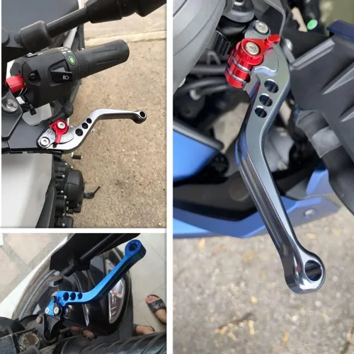 Miniatura 3 de DOUKI for Yam&ha FZ750 FZ 750 1985 1986 1987-1988 Motorcycle Handlebar Adjustable Brake Clutch Levers Grips Handle Lever (Color : Black)