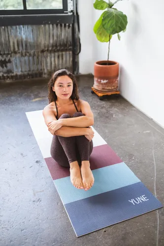 Miniatura 9 de Yune Yoga - La esterilla de yoga Tofino de 0.236 in - Alfombrilla de ejercicio y fitness multiusos de primera calidad, ecológica, extra gruesa