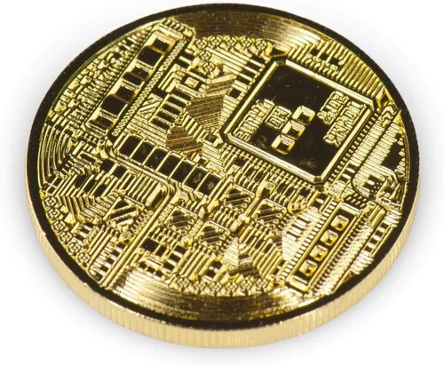 Miniatura 7 de Recuerdo de moneda Bitcoin con monedero, colección física de Bitcoin, Bitcoin chapado en oro para conmemoración, moneda criptográfica BTC