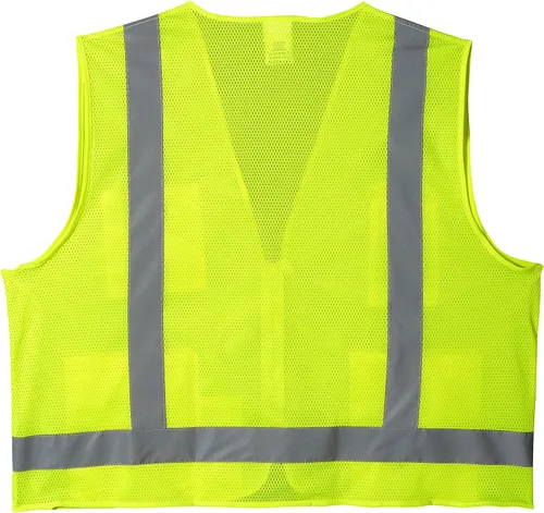 Miniatura 2 de Radians SV7G2X - Chalecos de seguridad para inspectores de malla frontal sólida clase 2, color verde, 2 extra grandes