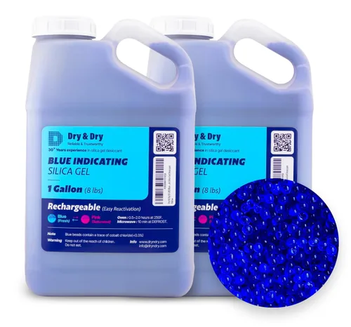 Miniatura 20 de Dry & Dry [1.63 kg] Cuentas de gel de sílice indicadoras de primera calidad de color naranja (estándar de la industria 3-5 mm) - Cuentas de gel