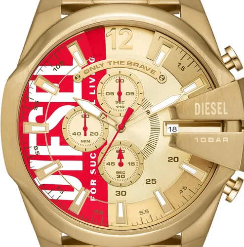 Miniatura 5 de Diesel Mega Chief Reloj analógico y digital de silicona - DZ4552