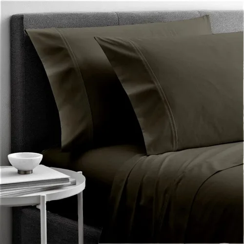 Miniatura 2 de Cottingon Juego de sábanas Split King para cama ajustable, sábanas 100% algodón egipcio, incluye 2 sábanas bajeras Twin XL de 39 x 80 pulgadas, Gris