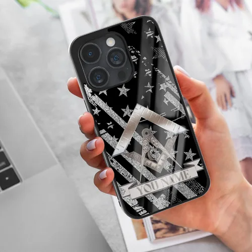 Miniatura 8 de Fundas de teléfono personalizadas con nombre de hermano masónico, regalos de mampostería gratis para hombres para iPhone 11 12 13 14 15 16 Pro Max