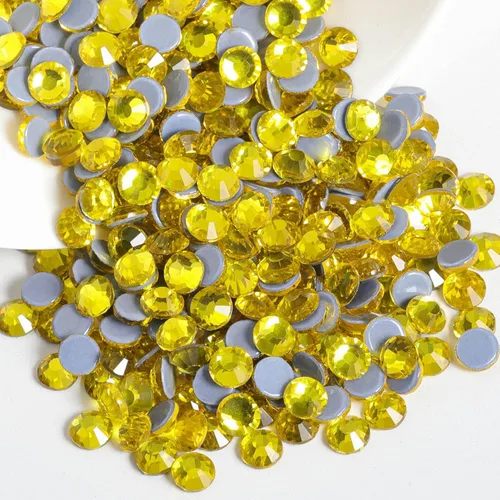Miniatura 64 de Beadsland Hotfix - 2880 diamantes de imitación de cristal con parte trasera plana para manualidades, ropa, decoraciones de bricolaje, cristal AB