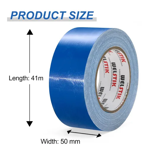 Miniatura 3 de WELSTIK Cinta adhesiva de grado profesional, tela impermeable para conductos, cinta adhesiva para fotógrafos, reparaciones, bricolaje, manualidades
