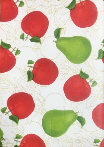 Miniatura 2 de Better Home Mantel de cocina con diseño de pera de manzana, tela resistente con parte trasera de franela, 52 x 70 pulgadas, oblongo