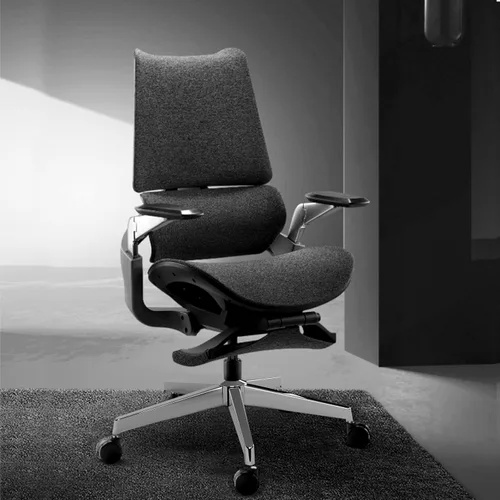 Miniatura 2 de MASTERY MART Base para silla de oficina de 28 pulgadas, resistente 2400 libras, Reemplazo de silla de escritorio de metal reforzado, Enchufe Plateado