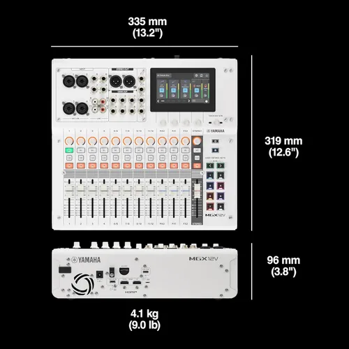 Miniatura 3 de Yamaha MGX16 Consola de mezcla digital de 22 canales, interfaz de audio dual USB-C, incluye Cubase Al, WaveLab Cast LE, Basic FX Suite y paquete