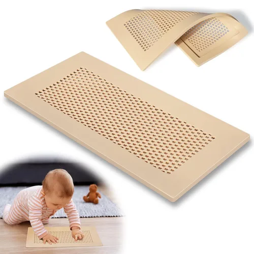 Miniatura 12 de Orzbow Cubierta de ventilación de silicona suave a prueba de bebés para pared del hogar, techo, suelo, deflector de ventilación de piso a prueba