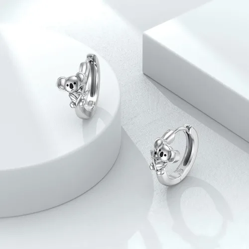 Miniatura 3 de Vadmans Koala Earrings Sterling Silver Koala Jewelry Gift for Women Girls