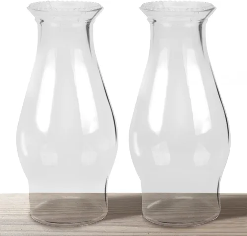 Miniatura 9 de Lámpara de aceite para chimenea, lámpara de huracán, repuesto de vidrio, base transparente de 3 pulgadas para pantalla de lámpara de queroseno