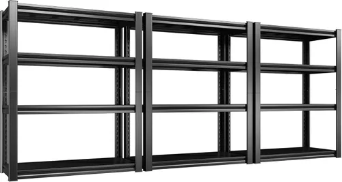 Miniatura 17 de Raybee Estantería de garaje de 40 pulgadas de ancho, estantes de almacenamiento resistentes de 56.9 pulgadas de alto, estantería de metal resistente