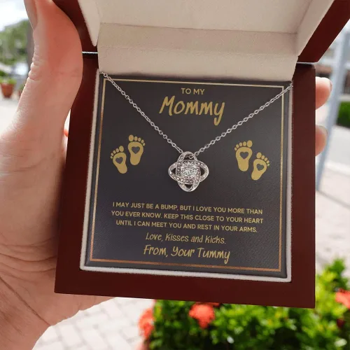 Miniatura 37 de Collar de joyería de pies de bebé, regalos para mamá por primera vez, collar para mamá a mi mamá, regalos para mujeres embarazadas, mamá futura ser
