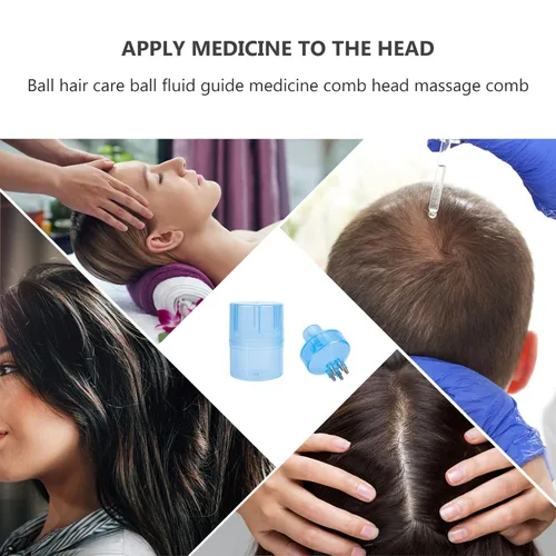 Miniatura 6 de LALAFINA Peine aplicador de cuero cabelludo con bolas rodantes, herramienta aplicadora de aceite para el cabello para un tratamiento preciso
