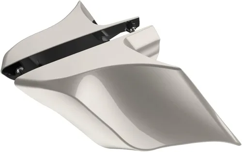 Miniatura 23 de Advanblack Barracuda - Cubiertas laterales estiradas plateadas (brillantes), paneles extendidos para Harley Touring Street Glide Road Glide Electra
