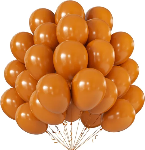 Miniatura 48 de KALOR Globos dorados champagne, 100 piezas de 5 pulgadas de globos mini de látex mate para arco de guirnalda de globos, decoración de cumpleaños