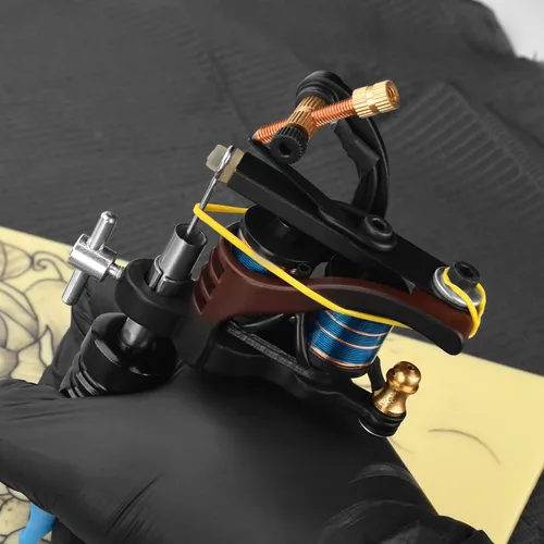Miniatura 6 de Profesional 10 Envueltas Tatuaje Bobina Máquina Tatuaje Máquina Liner Shader Tatuaje Máquinas para Artistas Arte Corporal Principiante