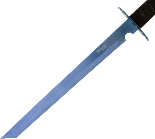 Miniatura 2 de Machete de cuchillas fijas gemelas de 26 pulgadas. 2 piezas de Katana táctica, espadas. para colección, regalos y cuerdas de corte de campamento al