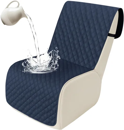 Miniatura 18 de Arfntevss Fundas de sofá modular reclinable, 100% impermeable, en forma de L, para sillón reclinable en forma de L, funda seccional lavable