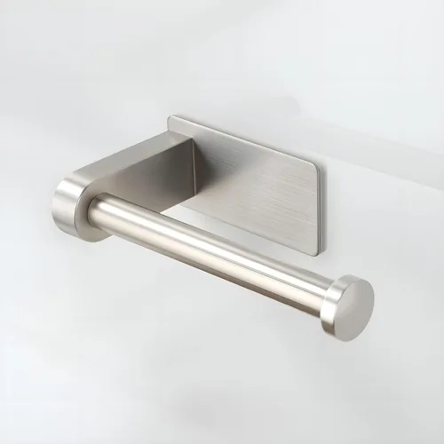 Miniatura 6 de YIGII Soporte de papel higiénico autoadhesivo - Soporte de papel higiénico para baño, sin perforaciones, acero inoxidable cepillado