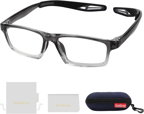 Miniatura 10 de SooGree Gafas de racquetball, gafas deportivas, gafas de seguridad para pickleball baloncesto fútbol gafas anti absorción de golpes