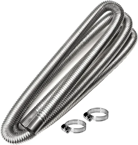 KXKZREN Tubo de escape de acero inoxidable 24.5mm de diámetro interior Tubo de extensión de escape para calentador de estacionamiento de aire y