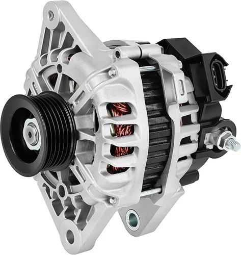 Miniatura 38 de SCITOO Nuevo alternador apto para Nissan para Pickup D21 2.4L 1995 1996 1997 2.4-12V 60 Amp CW 1-Groove Polea, reemplazo OE 23100-0S300