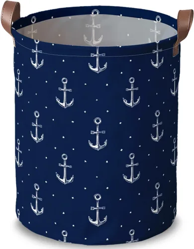 Miniatura 42 de Cesta de lavandería de 15.75 x 15.75 x 19.7 pulgadas, diseño de pingüino de Navidad, plegable, con asas, almacenamiento de ropa sucia