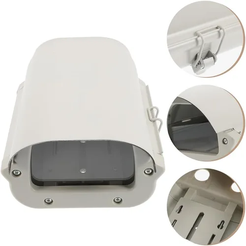 Miniatura 8 de OSALADI Cubierta de lluvia para cámara al aire libre, impermeable, a prueba de polvo, carcasa de aluminio resistente, funda protectora