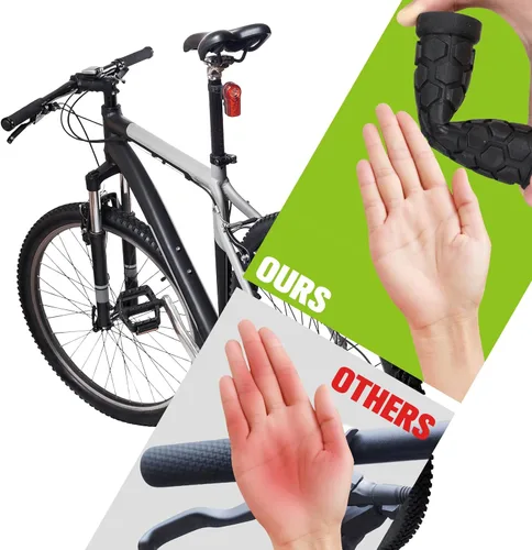 Miniatura 3 de 48 unids bicicleta mango agarre negro reemplazo antideslizante goma bicicleta manillar puños triciclo silla de ruedas bicicleta de montaña BMX MTB