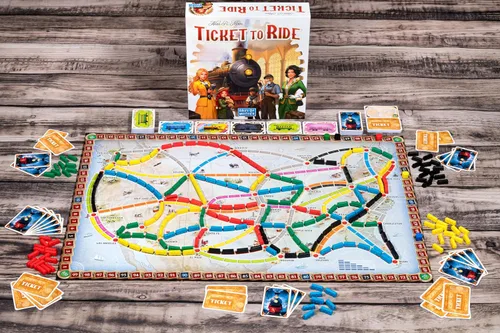 Miniatura 4 de Juego de mesa Ticket to Ride de Asmodee (Actualización 2025) - Una aventura ferroviaria a través del país para amigos y familia, juego de estrategia