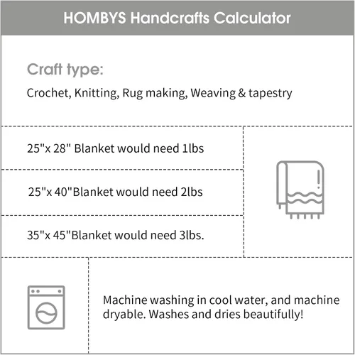 Miniatura 9 de HOMBYS Hilo Grueso de Chenilla Esponjoso para Tejer a Mano, Hilo Suave y Ligero Grueso Jumbo para Manta Gruesa, Paquete de 8, Blanco y Gris