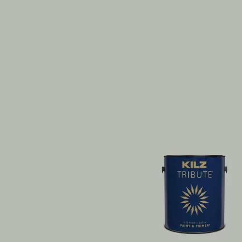 Miniatura 181 de KILZ TRIBUTE Pintura e imprimación, para interiores, semibrillante, Vintage Indigo, 1 galón Índigo Victoria