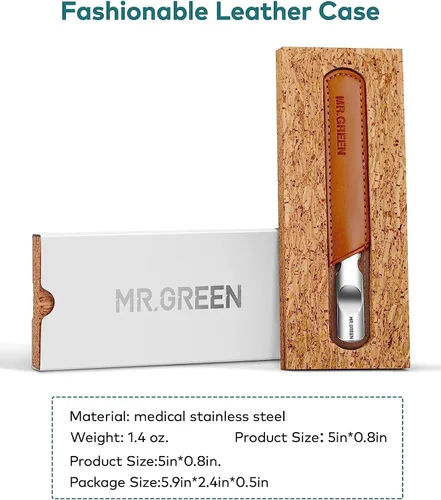 Miniatura 6 de MR.GREEN Brillo de uñas de cristal, limas de uñas de nanocristal y pulidor de uñas, kit profesional de herramientas de manicura de cristal para uñas