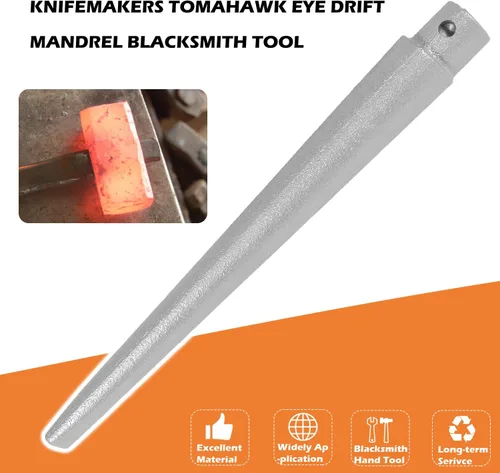 Miniatura 2 de Knifemakers Tomahawk Ojo Deriva Mandril Herramienta Herrero Martillo Ojo Deriva Ojo Deriva Herramienta